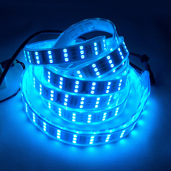 Triple Row TM1812 Series LED Digital Strip Lights, Programmable Pixel Full Color Chasing, Waterproof Optional, 720LEDs 16.4ft Per Reel By Sale Triple Row TM1812 Series LED Digital Strip Lights, Programmable Pixel Full Color Chasing, Waterproof Optional, 720LEDs 16.4ft Per Reel By Sale